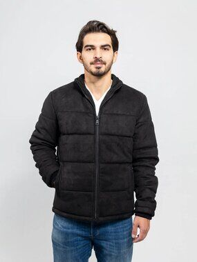 Tribeca Men's Vegan Faux Suede Jacket